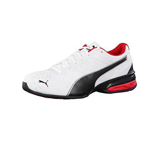 PUMA Men Tazon 6 Fm Zapatillas para correr en carretera, Puma White Puma Black Puma Silver, 42 EU