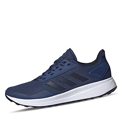 Adidas Duramo 9, Zapatillas para Correr Hombre, Azul (Tech Indigo/Legend Ink/FTWR White), 45 1/3 EU