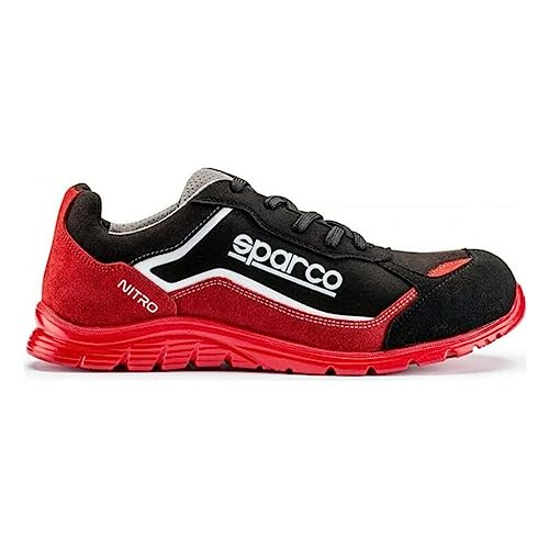 Sparco - Zapatillas Nitro S3 Rojo/Black talla 42 EU