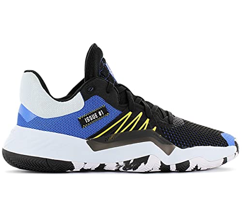 adidas Performance D.O.N. Issue #1 - Zapatillas de baloncesto para hombre, negro azul, 7 UK - 40 2/3 EU - 7.5 US