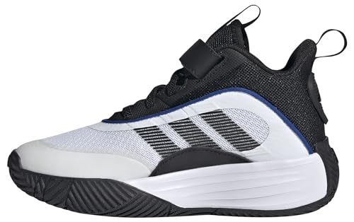 adidas Ownthegame 3.0 Shoes, Zapatillas Medias Que no Son de fútbol, FTWR White/Core Black/Core Black, 37 EU