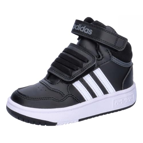 adidas Hoops Mid Shoes, Zapatillas para Unisex niños, Core Black/Cloud White/Grey Six, 37 1/3 EU