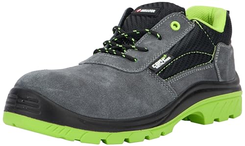 Bellota 7231043S1P - Zapatos de Seguridad de Hombre y Mujer (Talla 43) de Piel Serraje Transpirable, Ligeras y Resistentes a Golpes y Rozaduras