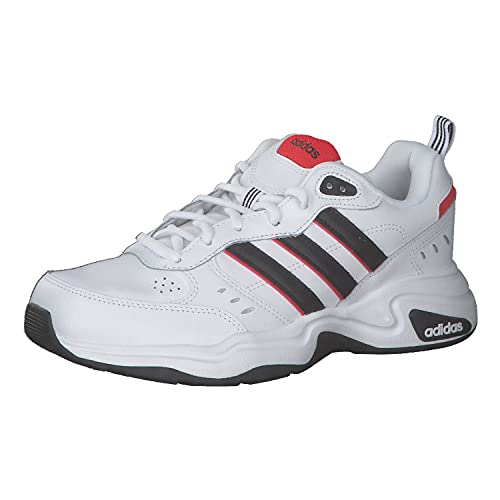 adidas Strutter Shoes, Zapatillas Hombre, FTWR White/Core Black/Active Red, 42 EU