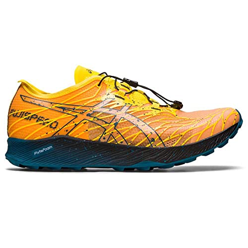 ASICS Fuji Speed, Sneaker Hombre, Golden Yellow Ink Teal, 42.5 EU