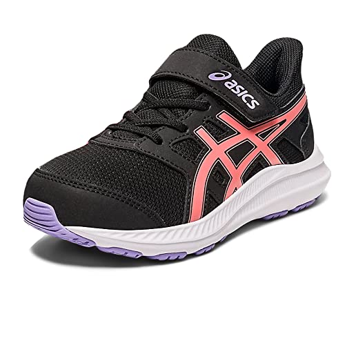 ASICS JOLT 4 PS, Sneaker, Negro/Papaya, 34.5 EU