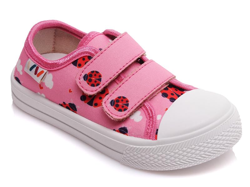 Weestep - Zapatillas Niñas Mariquita con Cierre mágico Talla 29