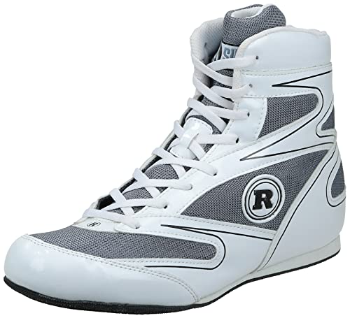 Ringside Diablo Boxing Shoes, Zapatilla Deportiva Unisex Adulto, White, 42 1/3 EU