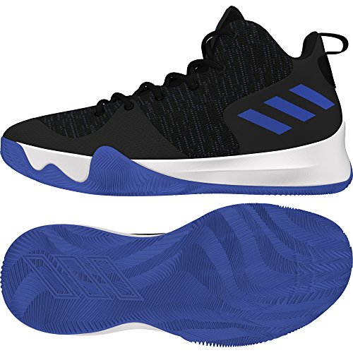Adidas Explosive Flash, Zapatillas de Baloncesto Hombre, Negro (Negbás/Azalre 000), 42 2/3 EU